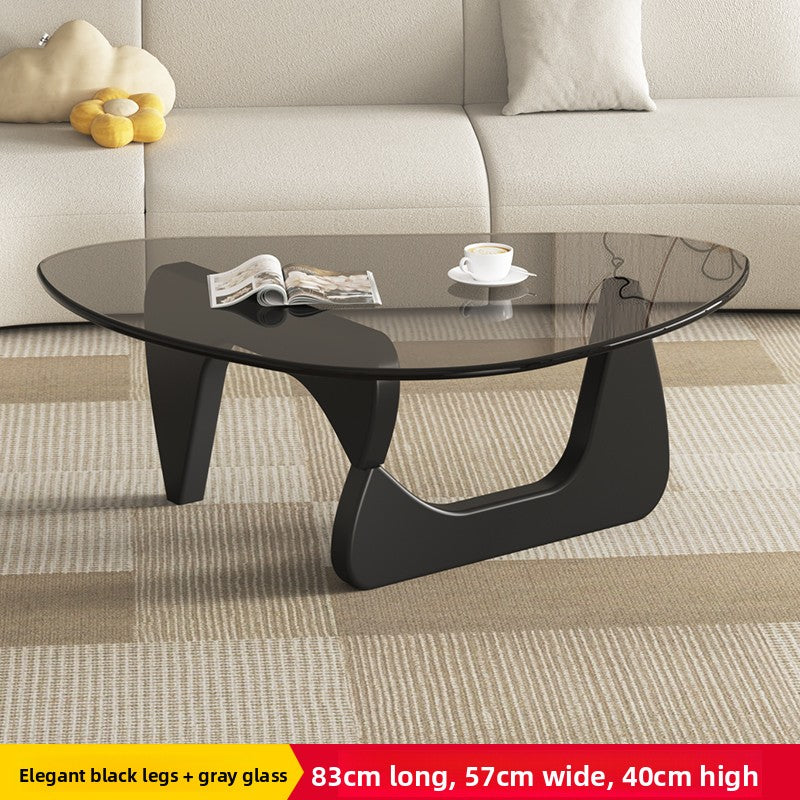 Glass Wood Coffee Table – Strong, Sleek, and Space-Smart