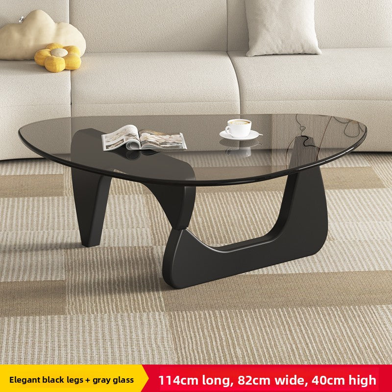 Glass Wood Coffee Table – Strong, Sleek, and Space-Smart