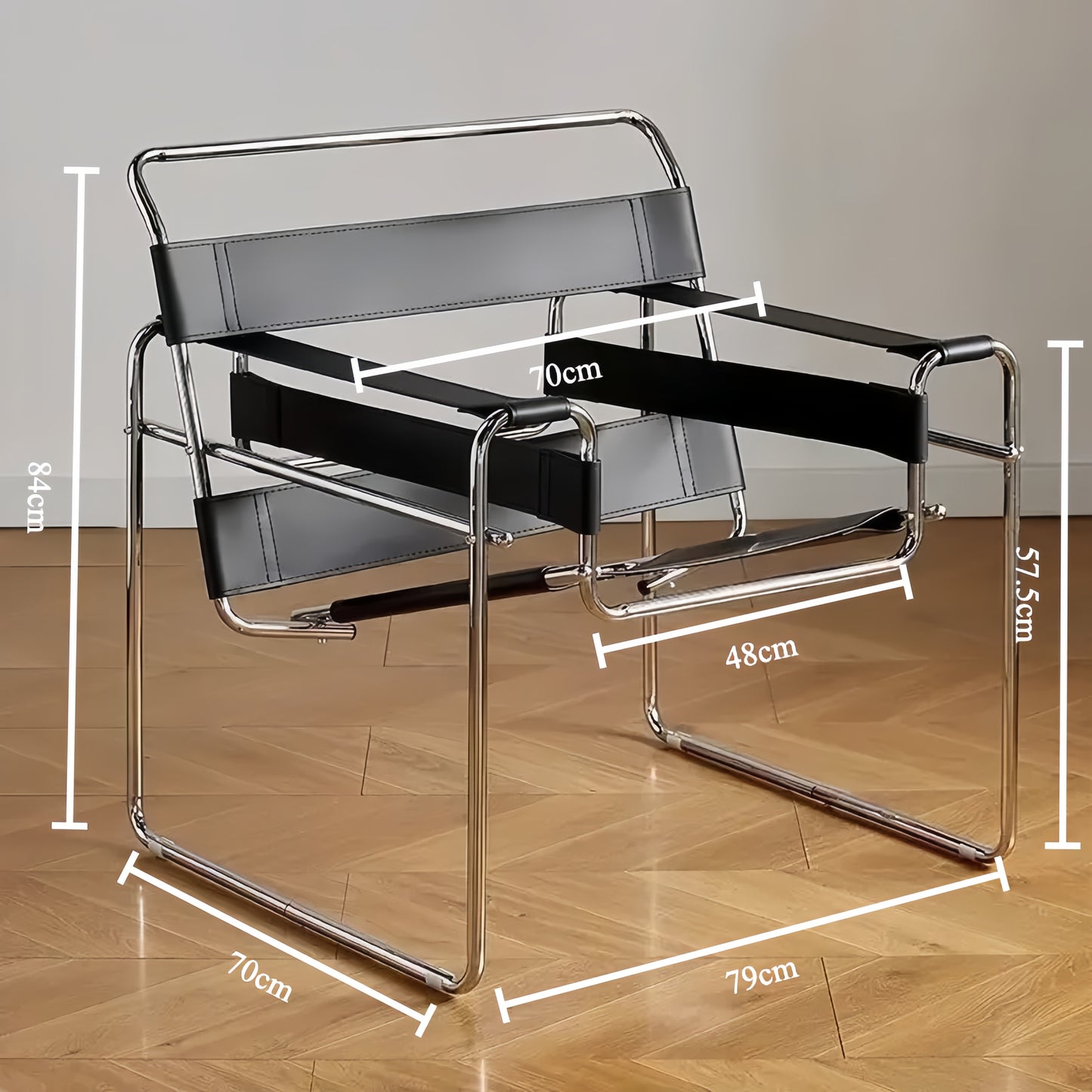 Bauhaus-style Wassily Chair Replica