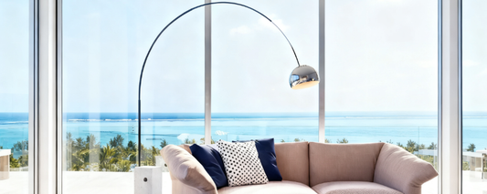 Serene Moonlight - Arco Floor Lamp