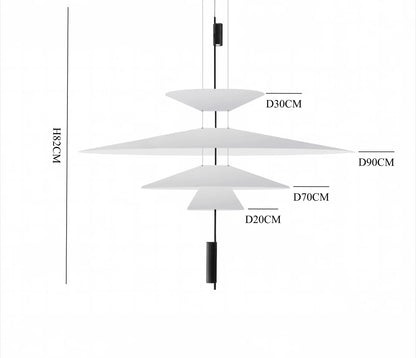 Vibia Flamingo Pendant Lamp – Minimalist Designer UFO Light for Dining & Bar Spaces
