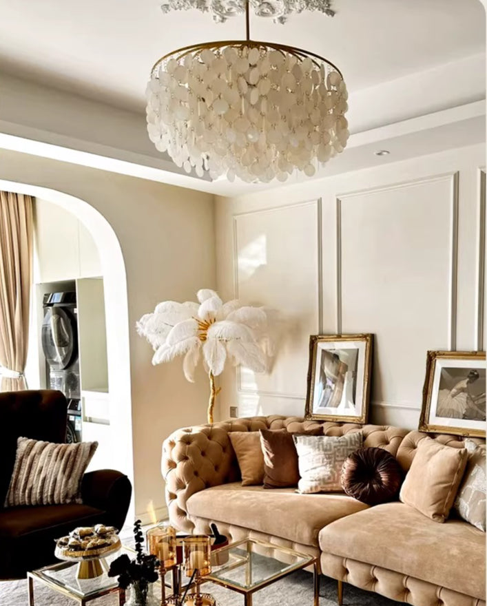 Verpan Fun Chandelier Replica – A Vintage Mother of Pearl Masterpiece