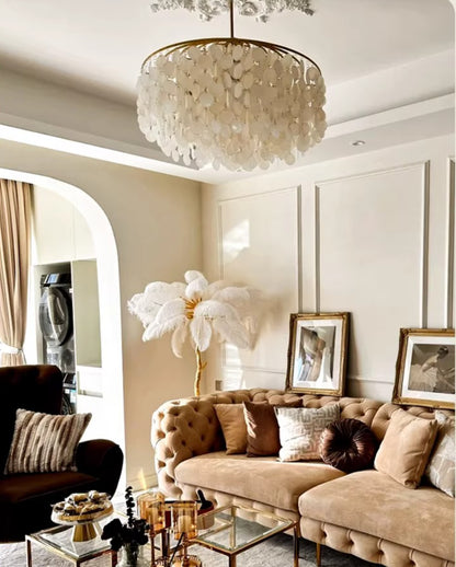 Verpan Fun Chandelier Replica – A Vintage Mother of Pearl Masterpiece