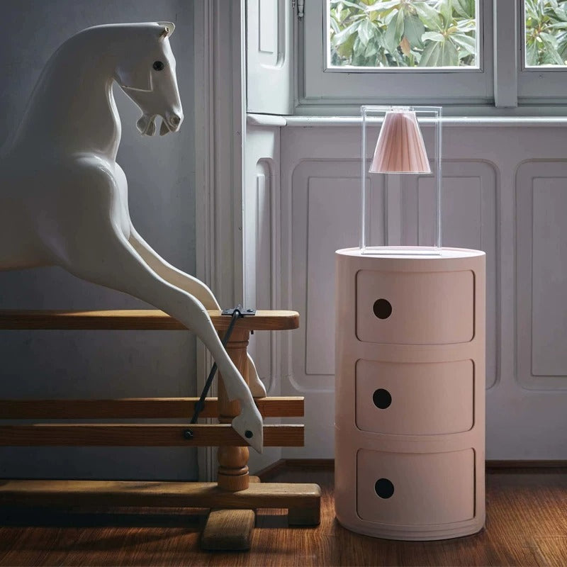Componibili Round Cabinet Replica – Nordic Modular Storage for Modern Spaces