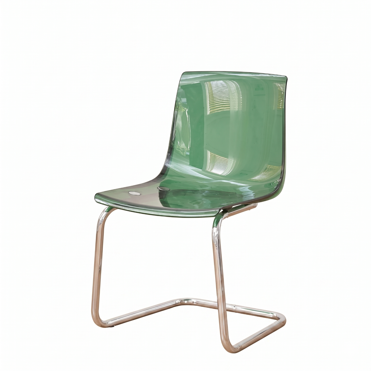 Acrylic Dining Chair – Nordic Modern Thickened Backrest