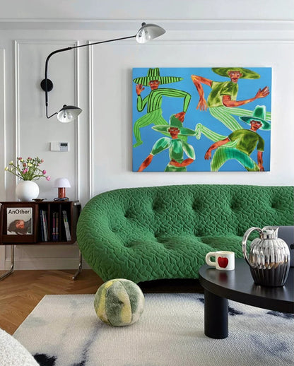 Bauhaus-Style Mid-Century Wall Art – A Sophisticated & Vibrant Statement for Modern Living
