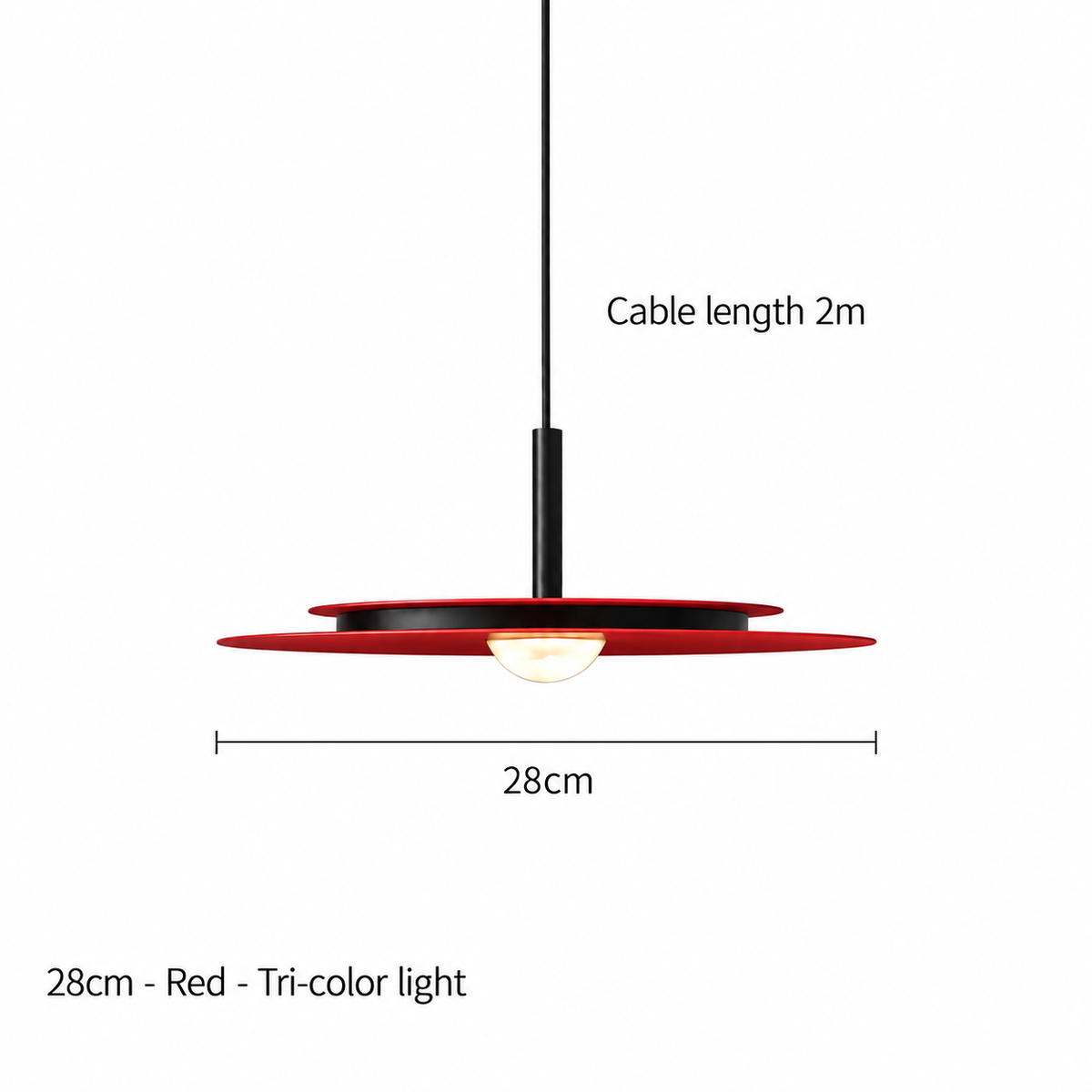 Menvix Nordic Minimalist Light— LED Pendant Light for Bedroom & Dining Room