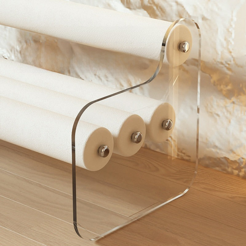 SNEED Eklektische Acrylbank – Sitzmöbel im Space-Age-Design