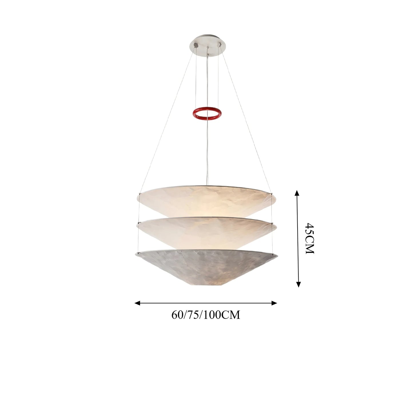DuPont Paper Conical Pendant Lamp – A Fusion of French Vintage Artistry & Modern Minimalism