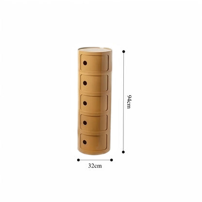 Componibili Round Cabinet Replica – Nordic Modular Storage for Modern Spaces