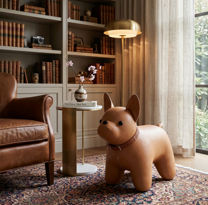 Modern Dog Shoe Bench – Sculptural Home Seating