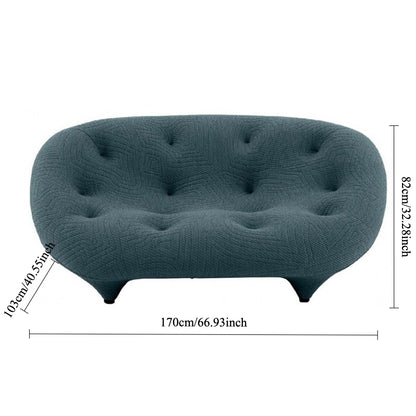 Ligne Roset Shell-shaped Ploum Sofa – Organic Curves & Textured Comfort