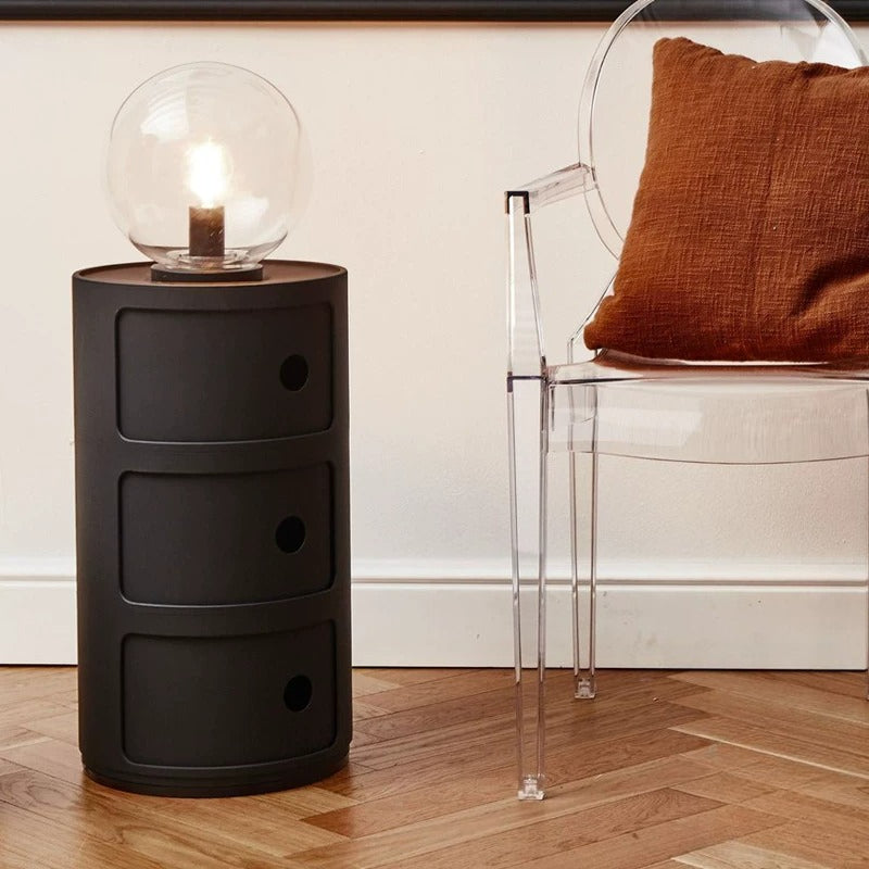 Componibili Round Cabinet Replica – Nordic Modular Storage for Modern Spaces