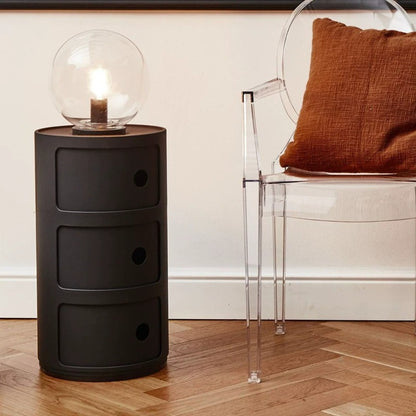 Componibili Round Cabinet Replica – Nordic Modular Storage for Modern Spaces