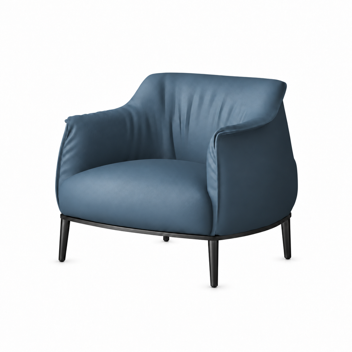 Jean-Marie Massaud–Inspired Lounge Chair – Sculptural Curves & Modern Elegance