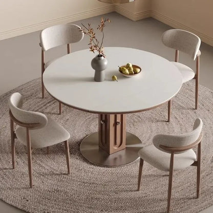 Nordic Light Luxury Dining Chair Minimalist Solid Wood Frame