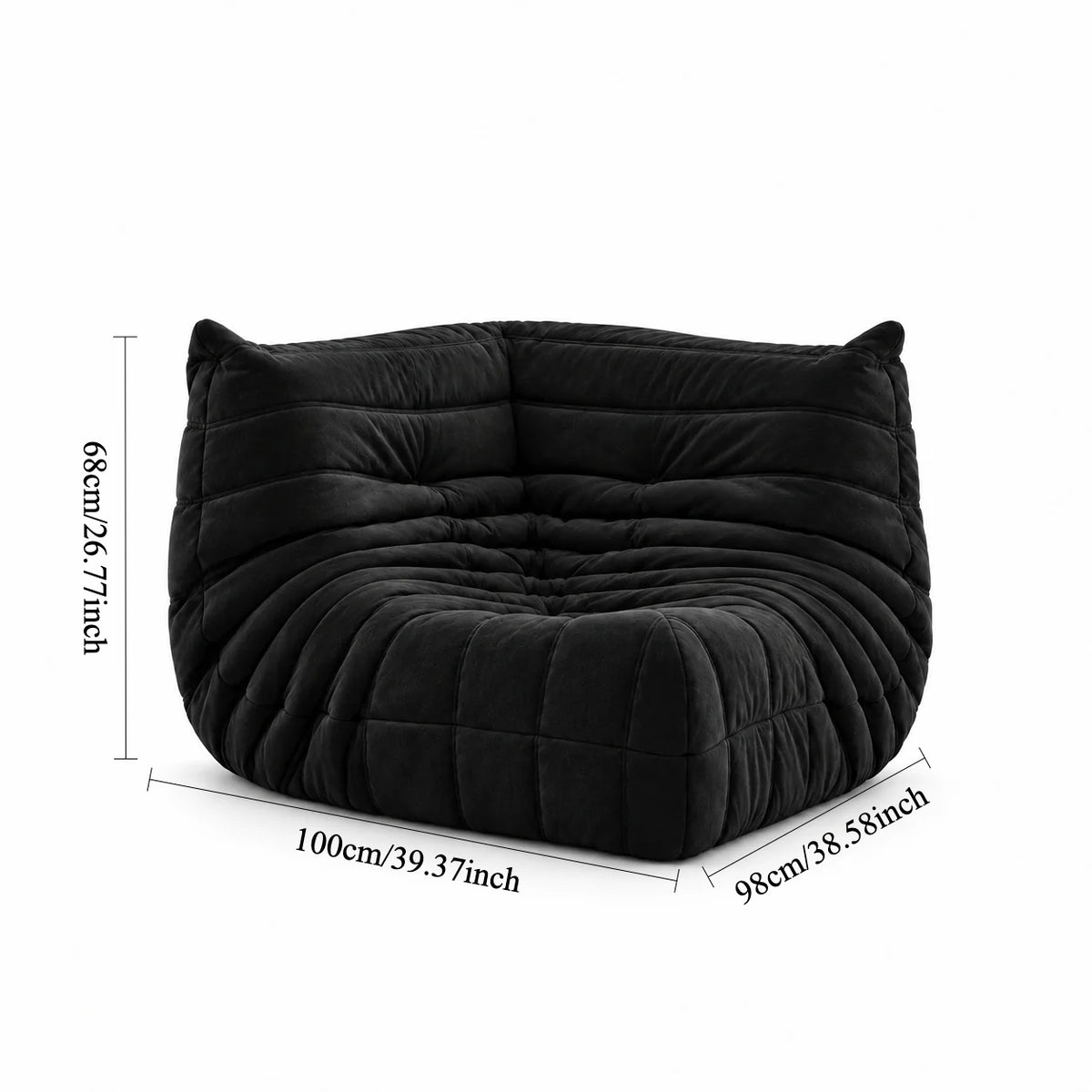 Divano angolare Togo: comfort senza sforzo e stile intramontabile