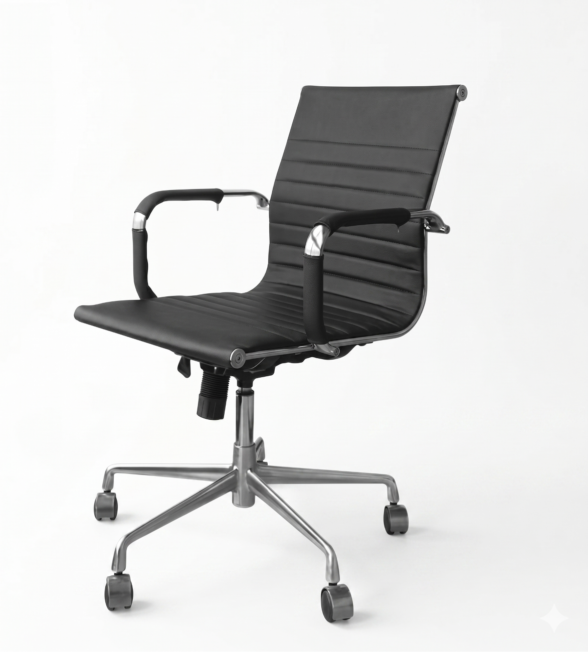 Eames Office Meeting Chair– Ergonomic Cushion Metal Armrest Alloy Base