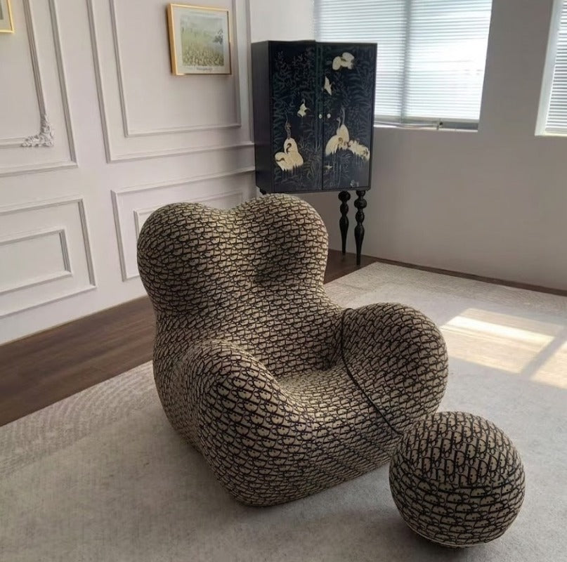 Cloud Hug Lounge Chair – Soft Curves Meet Effortless Relaxation