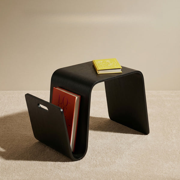 Table basse Scando et table d'appoint Mag – Collection de salon en bois courbé de style Mid-Century Modern