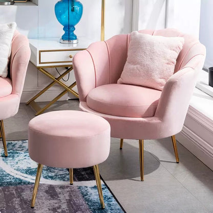 Luxurious Nordic Single Sofa – Modern Minimalist Accent Chair for Living Room, Bedroom, and Boutique Spaces