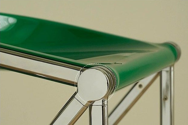 Modern Acrylic Folding Stool – A Fusion of Minimalist Design and Everyday Functionality