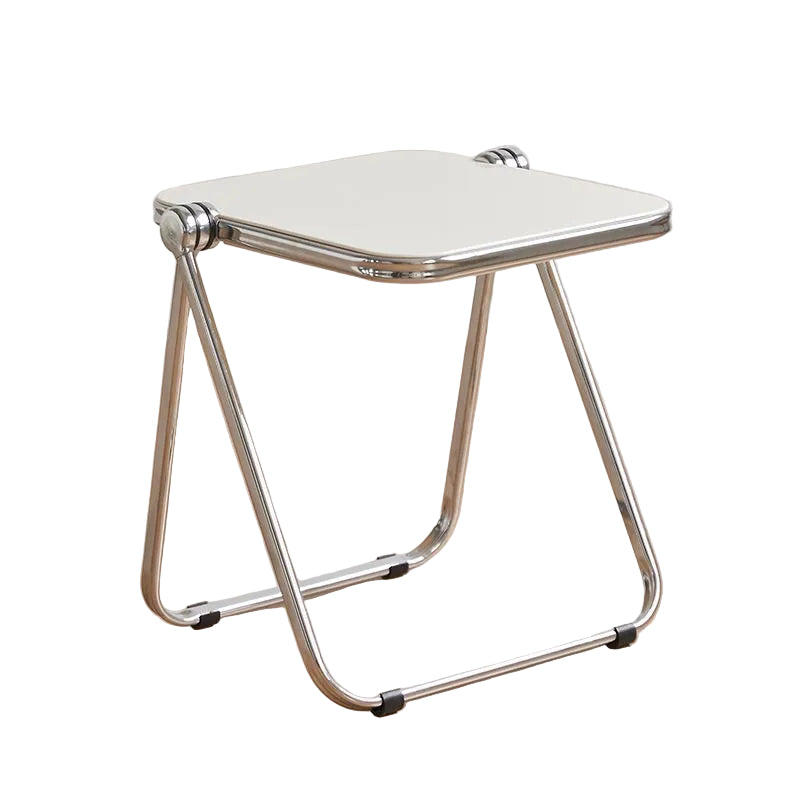 Modern Acrylic Folding Stool – A Fusion of Minimalist Design and Everyday Functionality