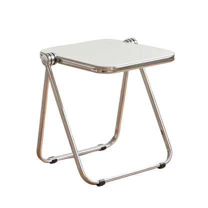 Modern Acrylic Folding Stool – A Fusion of Minimalist Design and Everyday Functionality