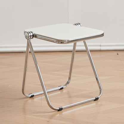 Modern Acrylic Folding Stool – A Fusion of Minimalist Design and Everyday Functionality