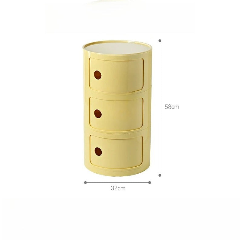 Componibili Round Cabinet Replica – Nordic Modular Storage for Modern Spaces