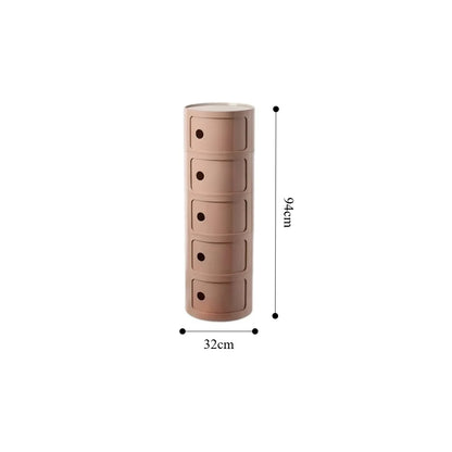 Componibili Round Cabinet Replica – Nordic Modular Storage for Modern Spaces