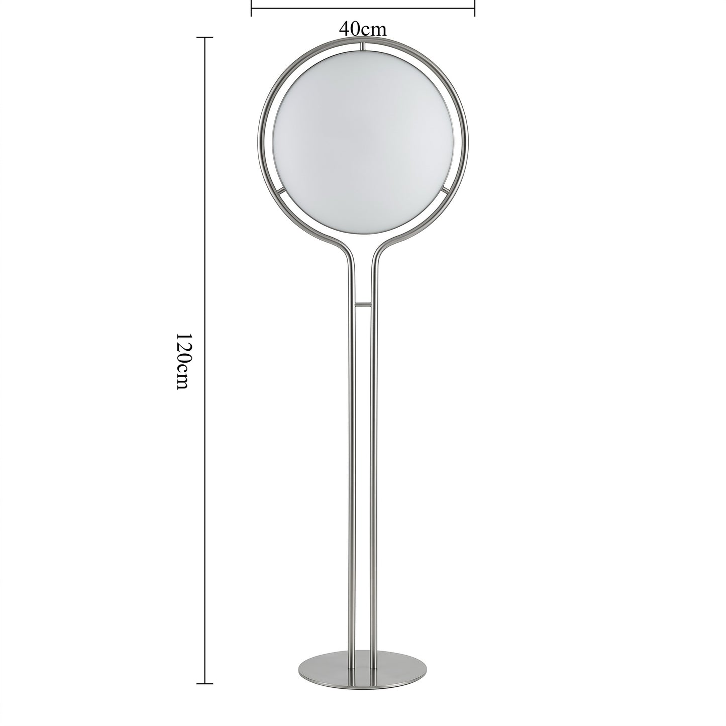 Halo Orb Floor Lamp – Modern Ambient Lighting with Sculptural Elegance