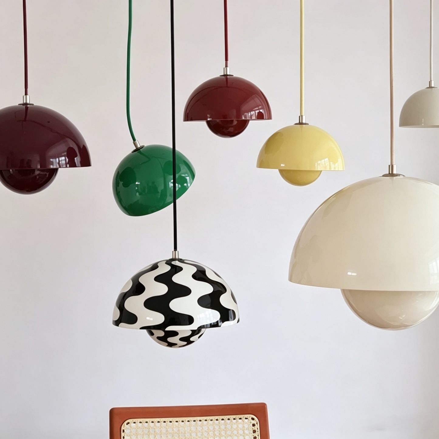 VP10 Flower Bud Pendant Lamp – Minimalist Danish Design for Dining & Bedside Spaces