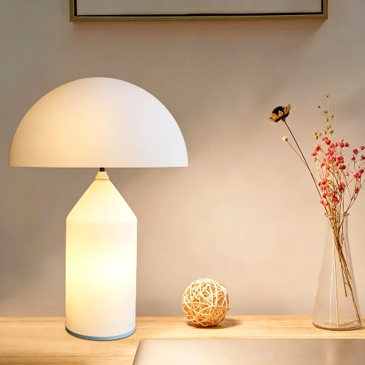 Replica Lampada da Tavolo Atollo Italiana - Lampada a Fungo di Vico Magistretti