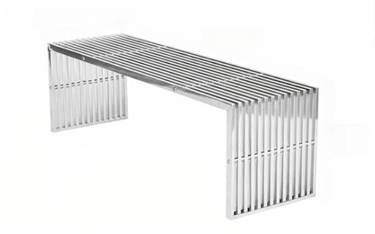 Linear Side Table – Bauhaus Stainless Steel Design