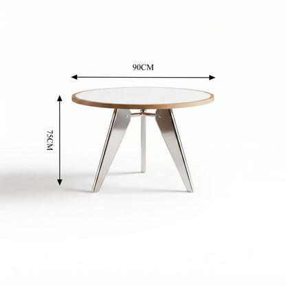 Mid-Century Bauhaus Round Table — Timeless Design & Elegance for Compact Spaces