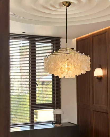 Verpan Fun Chandelier Replica – A Vintage Mother of Pearl Masterpiece