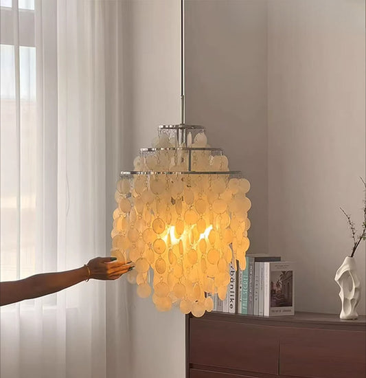 Verpan Fun Chandelier Replica – A Vintage Mother of Pearl Masterpiece