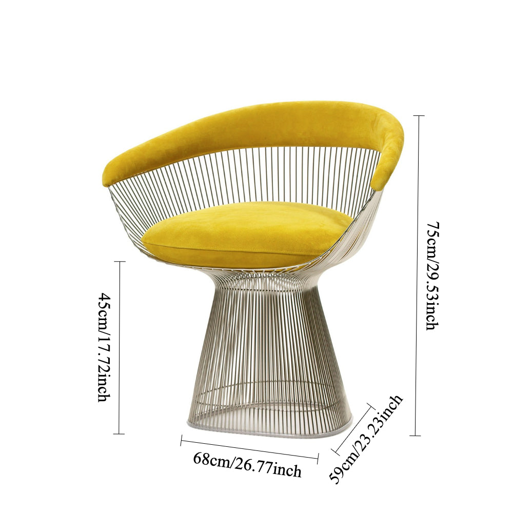 Warren Platner Wire Frame Armchair – Mid-Century Modern Elegance
