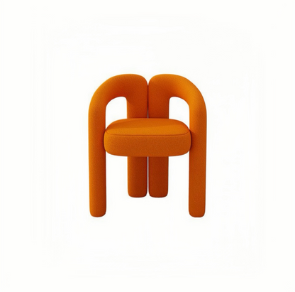 Cream Luxury Dressing Chair – Modern Minimalist Designer Makeup Chair with Backrest