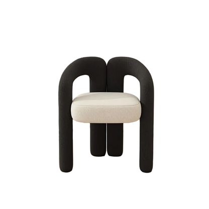 Cream Luxury Dressing Chair – Modern Minimalist Designer Makeup Chair with Backrest