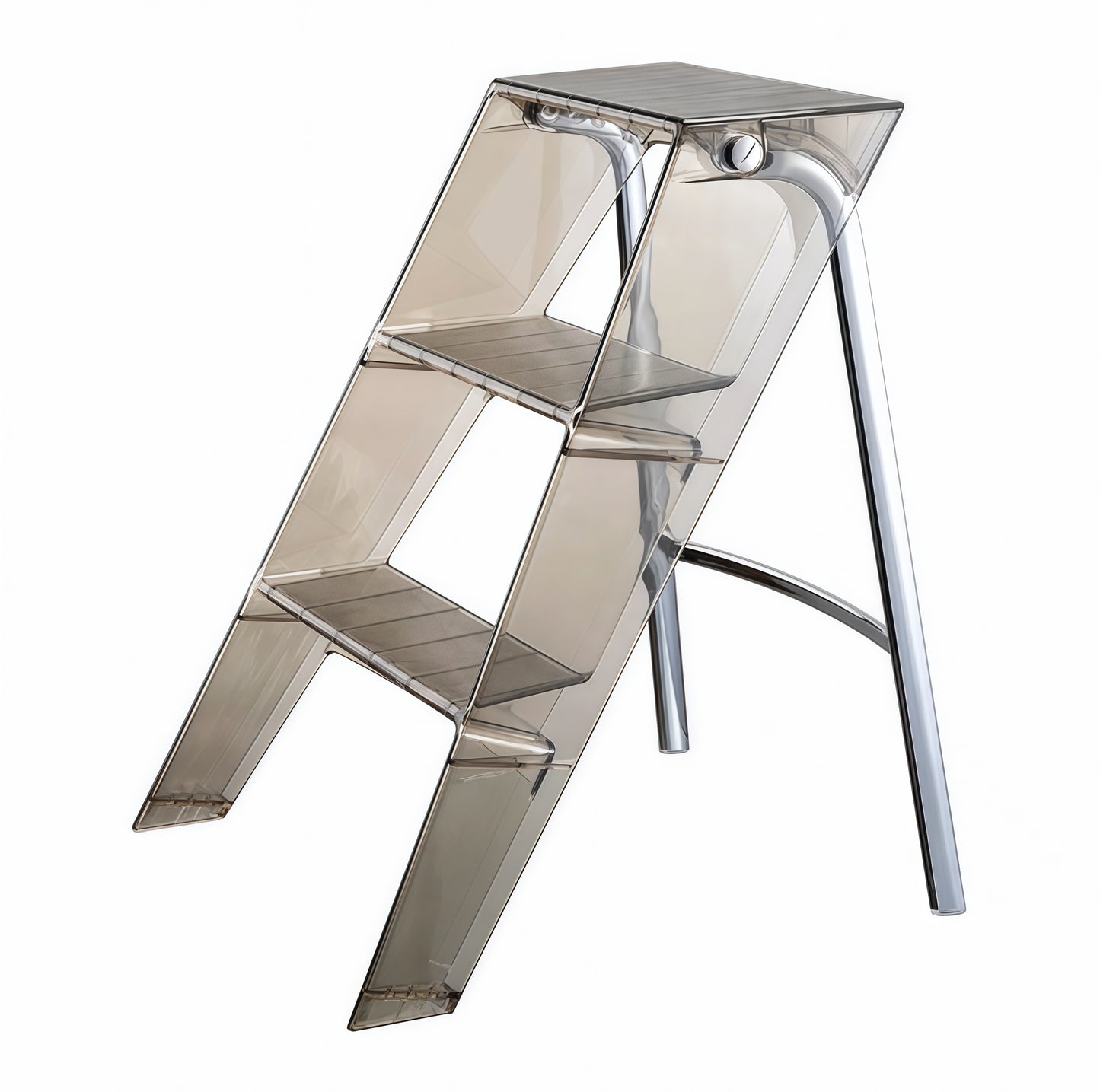 Escalera plegable transparente: una opción práctica para la familia 