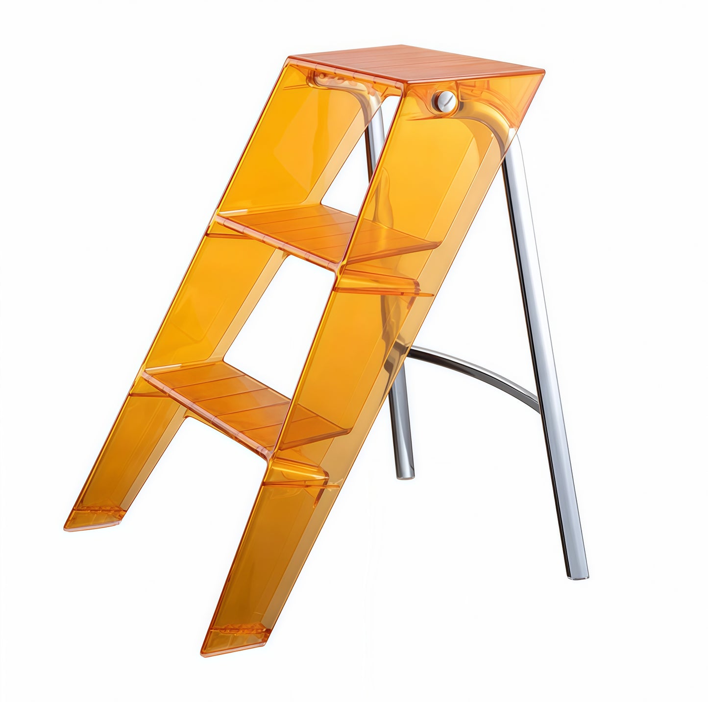 Escalera plegable transparente: una opción práctica para la familia 