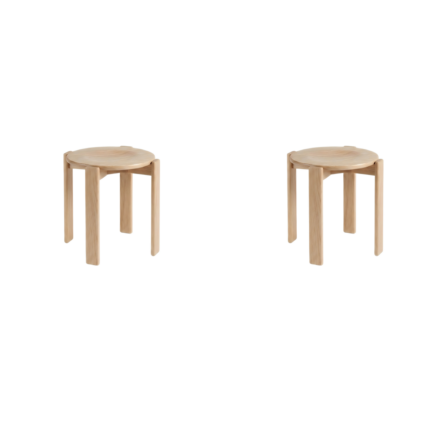 Rey Stool Replica – Versatile Stackable Wooden Stool & Modern Minimalist Elegance
