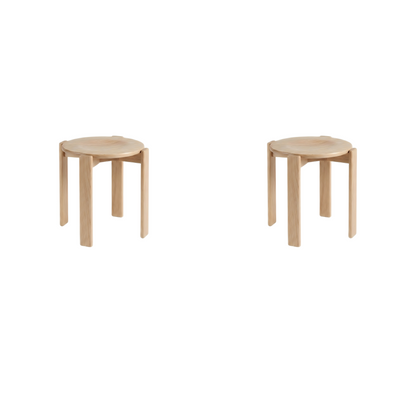 Rey Stool Replica – Versatile Stackable Wooden Stool & Modern Minimalist Elegance