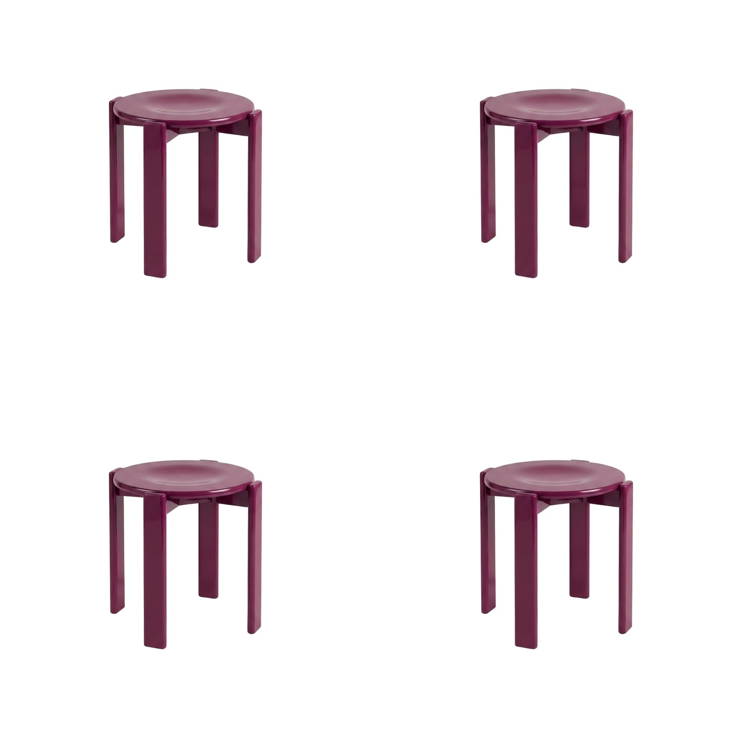Rey Stool Replica – Versatile Stackable Wooden Stool & Modern Minimalist Elegance