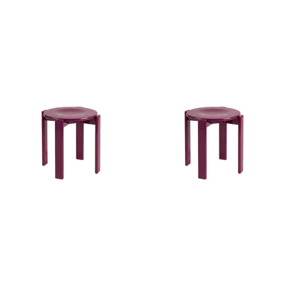 Rey Stool Replica – Versatile Stackable Wooden Stool & Modern Minimalist Elegance