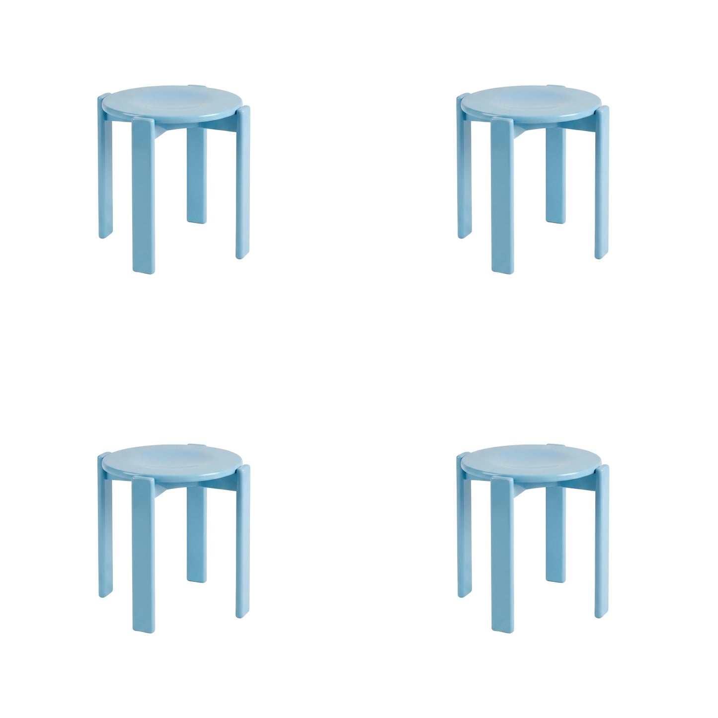 Rey Stool Replica – Versatile Stackable Wooden Stool & Modern Minimalist Elegance