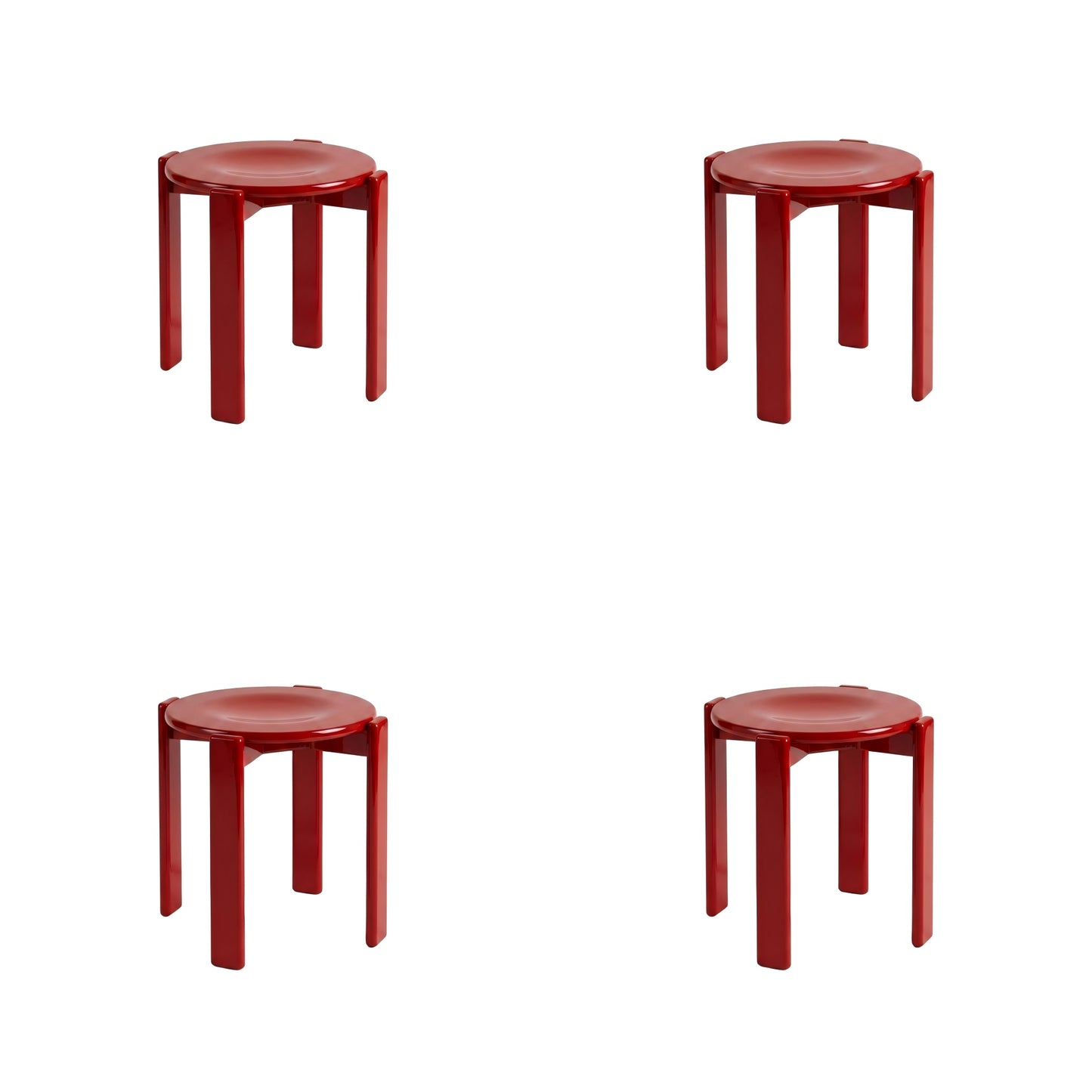 Rey Stool Replica – Versatile Stackable Wooden Stool & Modern Minimalist Elegance