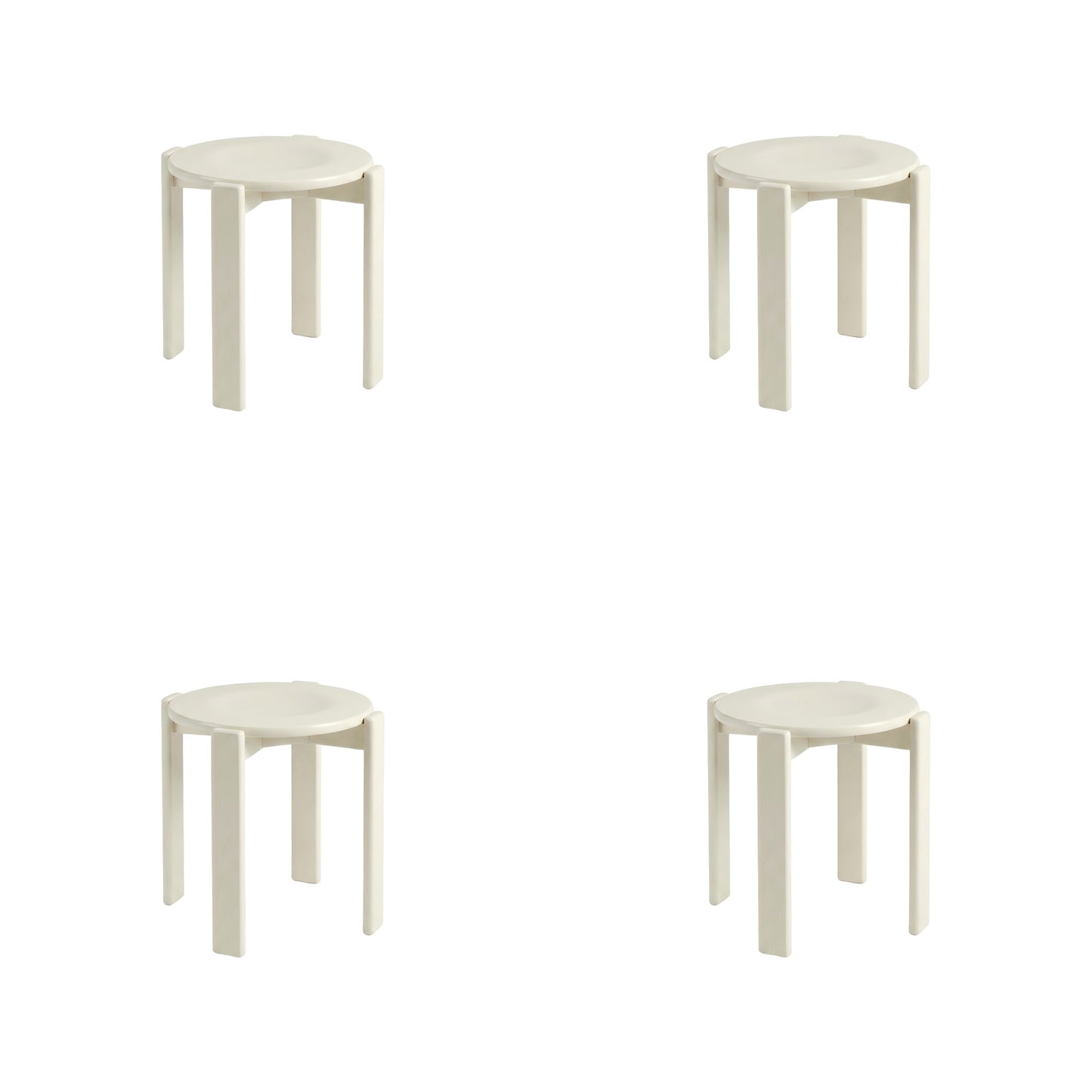 Rey Stool Replica – Versatile Stackable Wooden Stool & Modern Minimalist Elegance
